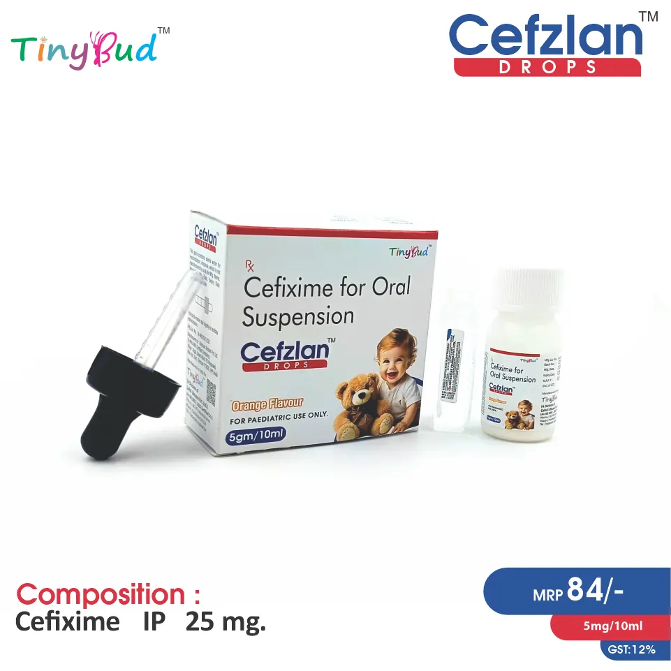 Cefixime 25mg Drop at Best Price in PCD Pharma Franchise for Antibiotics & Bacterial Infections.